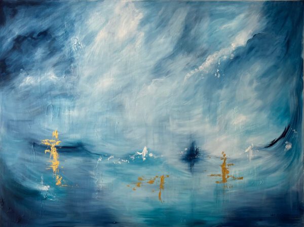 Ocean Blue Original Acrylic Artwork