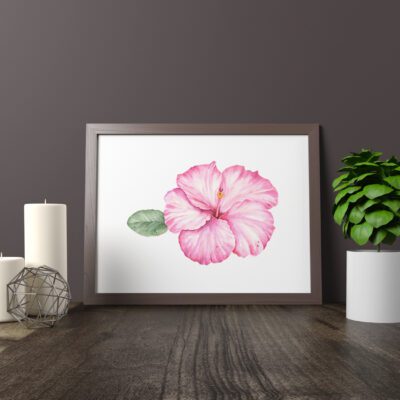 Pink-Hibiscus-Print